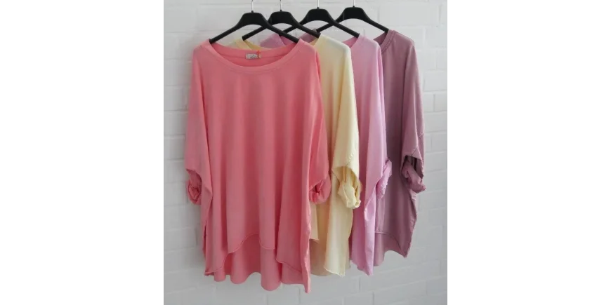 Oversize Shirts in neuen Frühlingsfarben bis Gr. 48/50