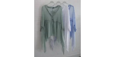 Zipfelblusen mit 3/4 Ärmel: Dein luftiger Frühlings-Look