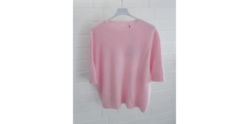 Kurzarm-Strickpullover: Jetzt neu in zartem Rosa