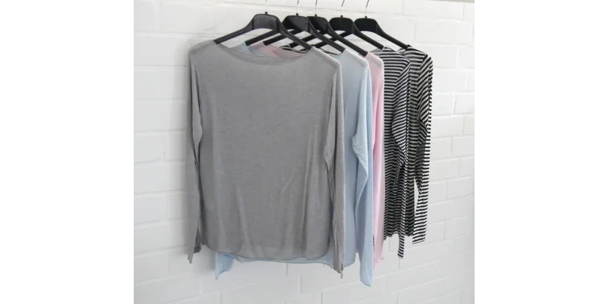 Kaschmir-Unterziehshirts: Neue Farben & Streifen-Look