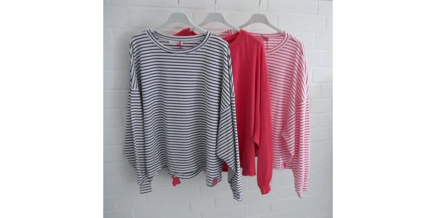 Leichte Streifen-Sweaties: Soft & Stylisch