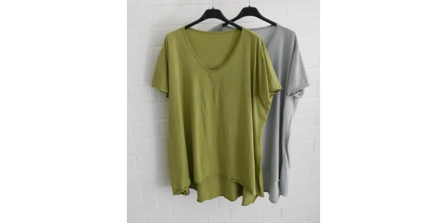 Shirt 6561 KA: Neu in Pistazie & Hellgrau bei stiltrend