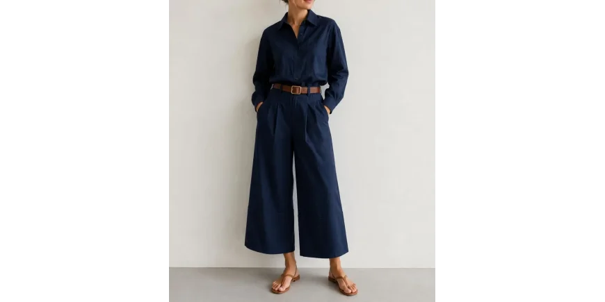 Sneak Peek: Elegantes dunkelblaues Sommer-Outfit