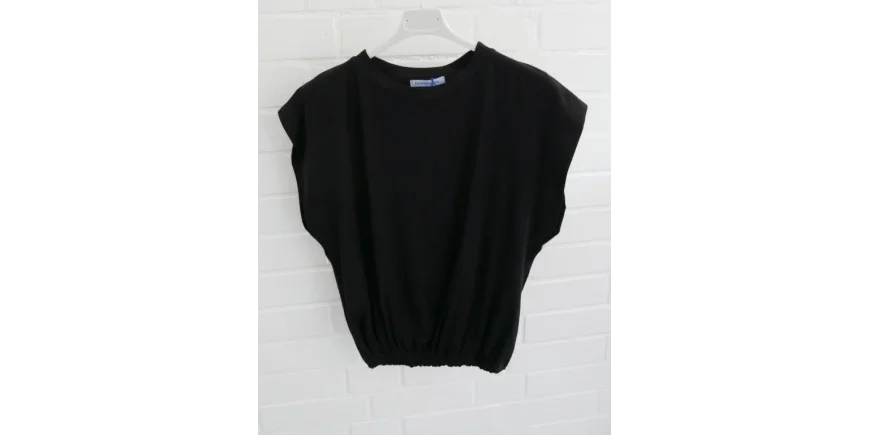 Shirt mit Gummizug-Bund neu auch in schwarz
