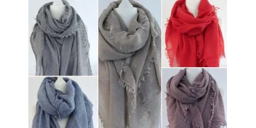 Fransenschals: Die schönsten Farben für dein Outfit