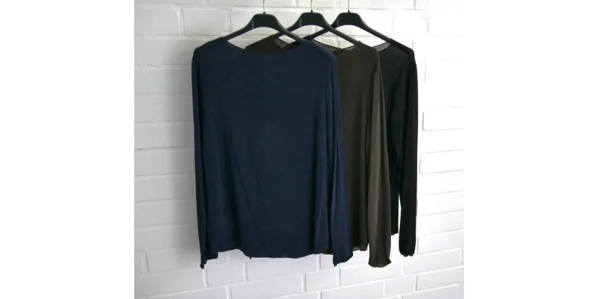 Modal-Kaschmir Unterzieher: Weiche XXL-Shirts