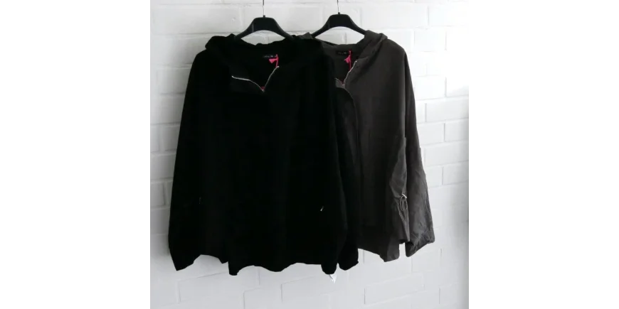 Baumwoll-Kapuzenjacke in A-Linie: Lässiger Trend