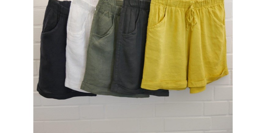 BEQUEME LEINEN SHORTS 